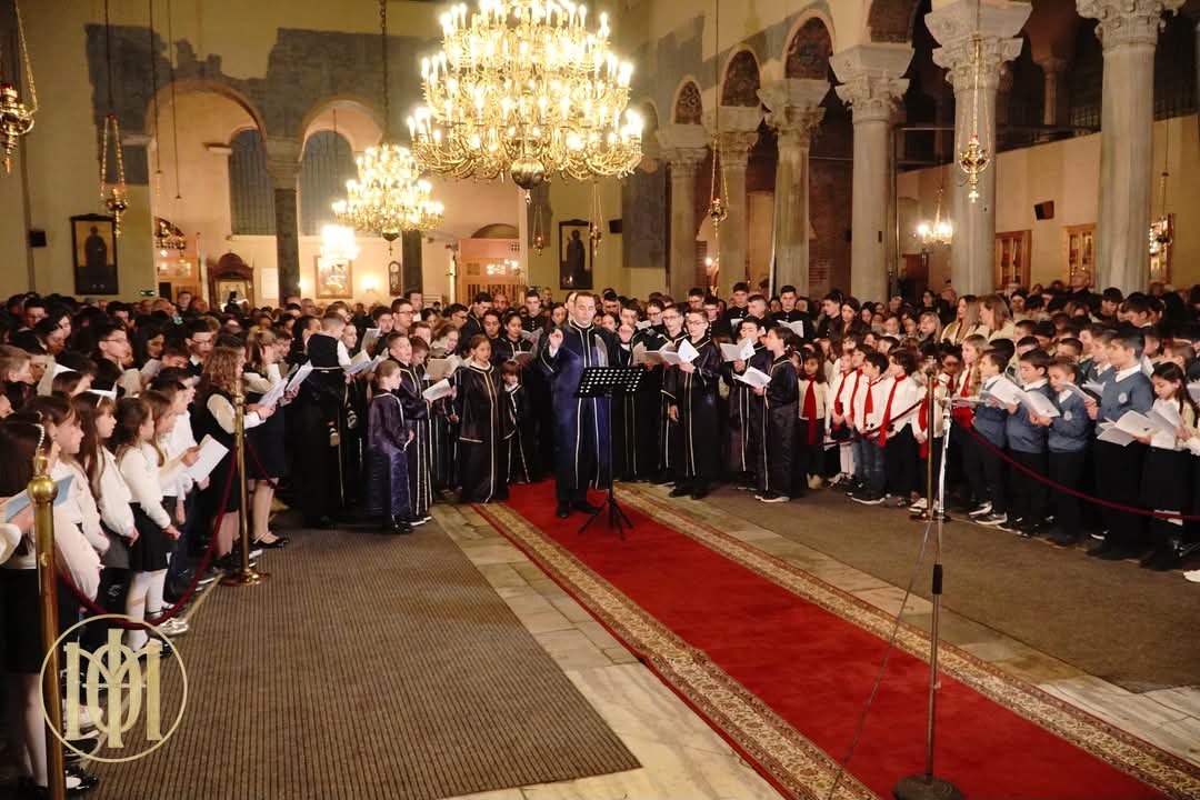 400 μαθητές έψαλαν τους Χαιρετισμούς στη Θεσσαλονίκη 